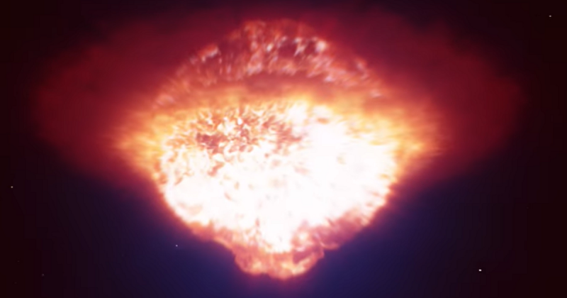 Lenyűgöző felvétel: először sikerült megörökíteni egy szupernóva kitörésének valódi formáját.